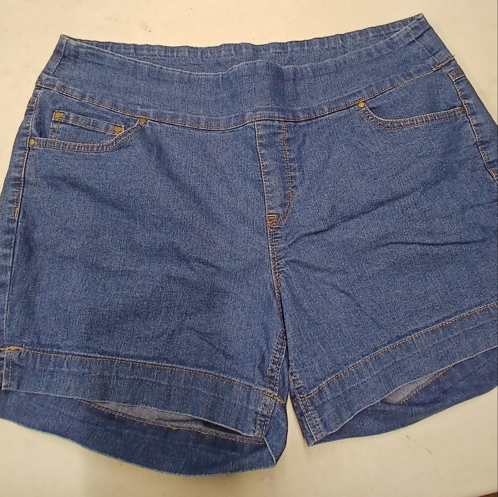 Architect Women's Denim Stretch Waist Band Shorts